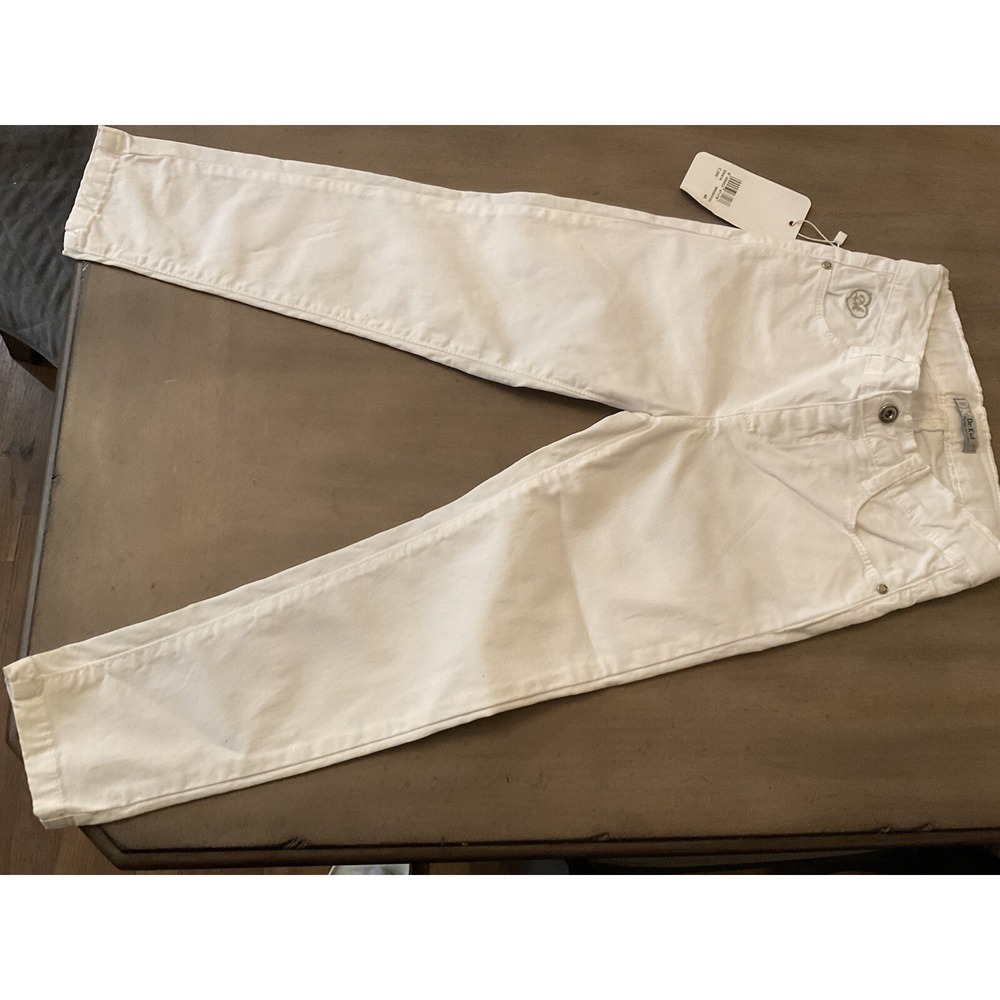 DK DR. KID white Pants Toddler Girl size 4A Brand New With Tags
